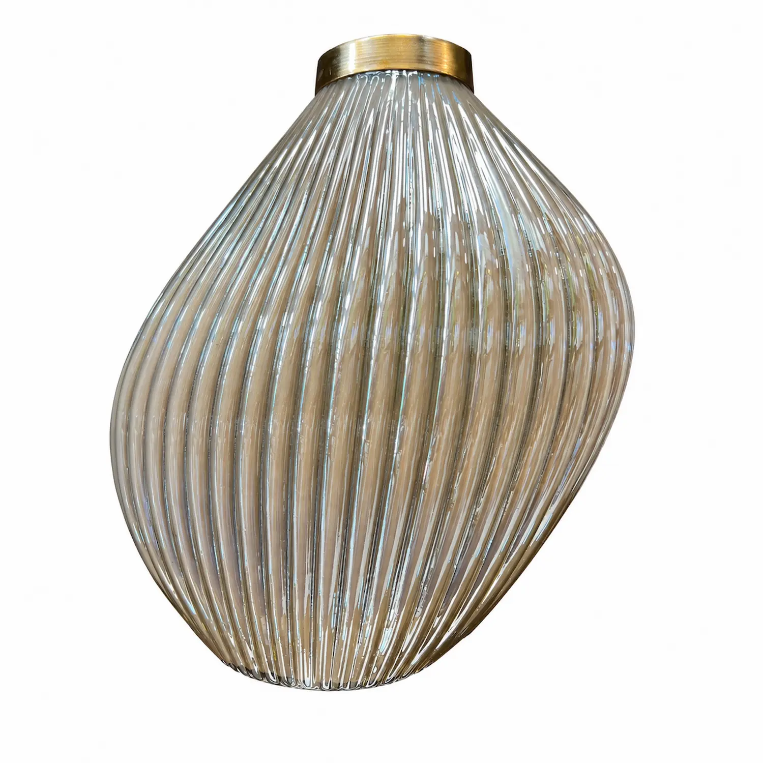 vase-0011-01 گلدان بلوری دکوراتیو رومیزی طرح آی پارا - Image 1