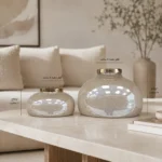 گلدان شیشه‌ای دکوراتیو رومیزی دوطرفه - Image 8