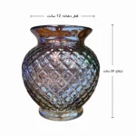 گلدان بیوتی دکوری طرح‌دار ۲۰ سانتی‌متر