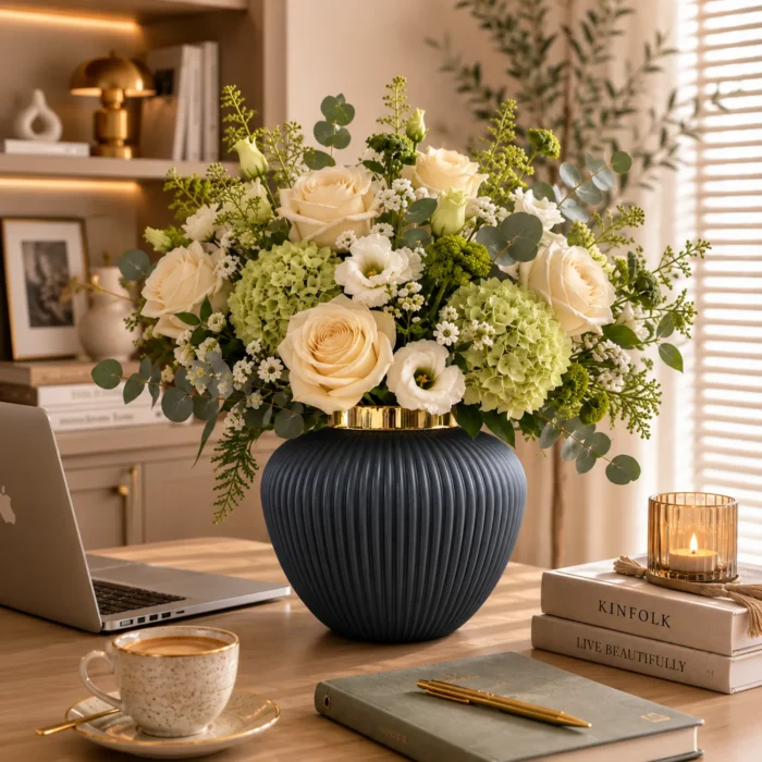 گلدان شیشه‌ای دکوراتیو رومیزی مدل ژاکلین سایز 16 و 20؛ تلفیقی از ظرافت، سادگی و طراحی لوکس اگر به دنبال یک گلدان شیشه‌ای خاص با طراحی متفاوت و ظاهری چشم‌نواز برای تکمیل دکوراسیون منزل یا محل کار خود هستید، گلدان شیشه‌ای دکوراتیو رومیزی مدل ژاکلین سایز 16 و 20 می‌تواند انتخابی ایده‌آل باشد. این گلدان با فرم گرد و ظریف، خطوط برجسته عمودی روی بدنه، رنگ کرم مرواریدی و لبه طلایی براق، ترکیبی زیبا از سبک مدرن و کلاسیک را ارائه می‌دهد. طراحی ساده اما شیک این مدل باعث شده تا بدون ایجاد شلوغی، جلوه‌ای لوکس به فضای شما اضافه کند. مدل ژاکلین در دو سایز 16 سانتی‌متر و 20 سانتی‌متر عرضه شده است که امکان استفاده به‌صورت تکی یا ترکیبی را فراهم می‌کند. قرار دادن این دو سایز در کنار هم، یک چیدمان هماهنگ و حرفه‌ای ایجاد کرده و باعث جذاب‌تر شدن دکوراسیون می‌شود. طراحی خاص با خطوط برجسته و فرم چشم‌نواز یکی از ویژگی‌های برجسته گلدان شیشه‌ای دکوراتیو رومیزی مدل ژاکلین سایز 16 و 20، طراحی بدنه آن است. خطوط عمودی ظریف که از قسمت بالایی تا پایین گلدان امتداد دارند، باعث ایجاد بافتی زیبا و منظم شده‌اند. این شیارها هنگام برخورد نور، انعکاس‌های ملایمی ایجاد می‌کنند و باعث می‌شوند سطح گلدان درخشش خاصی داشته باشد. فرم گرد و متناسب این گلدان حس لطافت و آرامش را به محیط منتقل می‌کند. این طراحی باعث شده مدل ژاکلین هم برای فضاهای مینیمال مناسب باشد و هم در دکوراسیون‌های لوکس و کلاسیک جلوه‌ای زیبا داشته باشد. رنگ کرم مرواریدی بدنه در کنار لبه طلایی دهانه، ترکیبی گرم و چشم‌نواز ایجاد کرده است که به‌راحتی با رنگ‌های مختلف دکوراسیون مانند سفید، کرم، طلایی، چوبی، طوسی و بژ هماهنگ می‌شود. عرضه در دو سایز کاربردی گلدان شیشه‌ای دکوراتیو رومیزی مدل ژاکلین در دو اندازه مختلف تولید شده است تا بتوانید متناسب با فضای موردنظر خود انتخاب کنید. سایز 16 ارتفاع: 16 سانتی‌متر قطر دهانه: 7 سانتی‌متر این سایز برای فضاهای کوچک‌تر مانند میز عسلی، میز کنار تخت، شلف، میز آرایش یا گوشه‌های دکوراتیو بسیار مناسب است. سایز 20 ارتفاع: 20 سانتی‌متر قطر دهانه: 9 سانتی‌متر سایز بزرگ‌تر انتخابی مناسب برای میز جلو مبلی، کنسول، میز ناهارخوری یا فضاهایی است که نیاز به یک المان دکوراتیو چشمگیرتر دارند. استفاده از هر دو سایز در کنار یکدیگر، باعث ایجاد تعادل در چیدمان شده و جلوه‌ای حرفه‌ای‌تر به محیط می‌بخشد. مناسب برای انواع گل و شاخه‌های تزئینی یکی از مزایای مهم این گلدان شیشه‌ای دکوراتیو رومیزی، قابلیت استفاده برای انواع گل‌آرایی است. شما می‌توانید مدل ژاکلین را با گل‌های مختلف ترکیب کنید و هر بار ظاهر متفاوتی به فضای خود بدهید. این گلدان برای موارد زیر مناسب است: گل‌های طبیعی گل‌های مصنوعی گل‌های خشک شاخه‌های تزئینی پامپاس اکالیپتوس برگ‌های دکوراتیو گل‌های فصلی فرم گرد گلدان باعث می‌شود دسته گل‌ها حالت پرتر و زیباتری داشته باشند و به‌عنوان یک نقطه تمرکز در دکوراسیون دیده شوند. هماهنگ با سبک‌های مختلف دکوراسیون طراحی متعادل و رنگ خنثی گلدان شیشه‌ای دکوراتیو رومیزی مدل ژاکلین سایز 16 و 20 باعث شده این محصول با سبک‌های مختلف دکوراسیون هماهنگ باشد. این گلدان انتخابی مناسب برای: دکوراسیون مدرن سبک مینیمال دکوراسیون نئوکلاسیک چیدمان کلاسیک سبک لوکس دکوراسیون‌های روشن و آرام است. ترکیب رنگ کرم مرواریدی و طلایی، حس گرما و ظرافت را به محیط اضافه می‌کند و می‌تواند در کنار مبلمان روشن، میزهای چوبی یا اکسسوری‌های طلایی جلوه‌ای بسیار زیبا ایجاد کند. مناسب برای قسمت‌های مختلف منزل و محل کار به دلیل ابعاد کاربردی و طراحی زیبا، این گلدان را می‌توان در بخش‌های مختلف استفاده کرد: میز پذیرایی میز جلو مبلی کنسول ورودی منزل شلف‌های دکوراتیو کتابخانه میز کار اتاق خواب میز آرایش سالن زیبایی دفتر کار فضاهای تجاری لوکس حتی بدون قرار دادن گل، فرم زیبا و رنگ خاص این محصول باعث می‌شود به‌عنوان یک وسیله دکوراتیو مستقل، جلوه‌ای جذاب داشته باشد. کیفیت ساخت و ظاهر لوکس گلدان شیشه‌ای دکوراتیو رومیزی مدل ژاکلین سایز 16 و 20 با استفاده از شیشه باکیفیت ساخته شده و سطح براق آن زیبایی محصول را دوچندان کرده است. اجرای دقیق خطوط برجسته روی بدنه و پرداخت ظریف لبه طلایی، نشان‌دهنده توجه به جزئیات در طراحی این مدل است. این گلدان علاوه بر زیبایی ظاهری، دوام مناسبی دارد و با نگهداری صحیح می‌تواند برای مدت طولانی زینت‌بخش فضای شما باشد. انتخابی خاص برای هدیه اگر به دنبال هدیه‌ای شیک، کاربردی و متفاوت هستید، این مدل گزینه‌ای ارزشمند محسوب می‌شود. گلدان شیشه‌ای دکوراتیو رومیزی مدل ژاکلین سایز 16 و 20 می‌تواند برای مناسبت‌هایی مانند: هدیه تولد سالگرد ازدواج خانه نو جهیزیه عروس روز مادر روز زن هدیه سازمانی انتخابی زیبا و ماندگار باشد. چرا گلدان شیشه‌ای دکوراتیو رومیزی مدل ژاکلین سایز 16 و 20 را انتخاب کنیم؟ ویژگی‌های این محصول: طراحی ظریف و لوکس فرم گرد و چشم‌نواز بدنه دارای خطوط برجسته زیبا رنگ کرم مرواریدی جذاب لبه طلایی براق عرضه در دو سایز کاربردی مناسب برای گل طبیعی، مصنوعی و خشک قابل استفاده به‌صورت تکی یا ست هماهنگ با انواع سبک‌های دکوراسیون مناسب منزل، محل کار و هدیه راهنمای نگهداری از گلدان شیشه‌ای ژاکلین برای حفظ زیبایی و کیفیت این گلدان بهتر است: از آب ولرم و شوینده ملایم برای شست‌وشو استفاده شود. از اسکاچ زبر و مواد شوینده قوی استفاده نشود. پس از شست‌وشو با دستمال نرم خشک شود. از ضربه مستقیم به بدنه شیشه‌ای جلوگیری شود. برای حفظ درخشندگی لبه طلایی، از تماس طولانی با مواد شیمیایی خودداری شود. خرید گلدان شیشه‌ای دکوراتیو رومیزی مدل ژاکلین سایز 16 و 20 اگر قصد خرید یک گلدان شیشه‌ای دکوراتیو رومیزی شیک و خاص را دارید، گلدان شیشه‌ای دکوراتیو رومیزی مدل ژاکلین سایز 16 و 20 می‌تواند انتخابی مناسب برای زیباسازی فضای شما باشد. طراحی منحنی، خطوط برجسته ظریف، رنگ کرم مرواریدی و جزئیات طلایی، این محصول را به یک اکسسوری لوکس و کاربردی تبدیل کرده است. این گلدان با قابلیت استفاده در سبک‌های مختلف دکوراسیون، امکان انتخاب بین دو سایز و هماهنگی با انواع گل‌آرایی، گزینه‌ای مناسب برای افرادی است که به جزئیات دکوراسیون اهمیت می‌دهند و به دنبال محصولی متفاوت برای ایجاد فضایی زیباتر هستند.