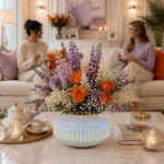 گلدان شیشه‌ای دکوراتیو رومیزی مدل سفینه سایز 9