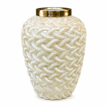 گلدان شیشه‌ای دکوراتیو رومیزی مدل تمیم سایز 23 و 40